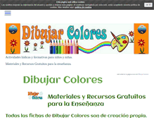Tablet Screenshot of dibujarcolores.com